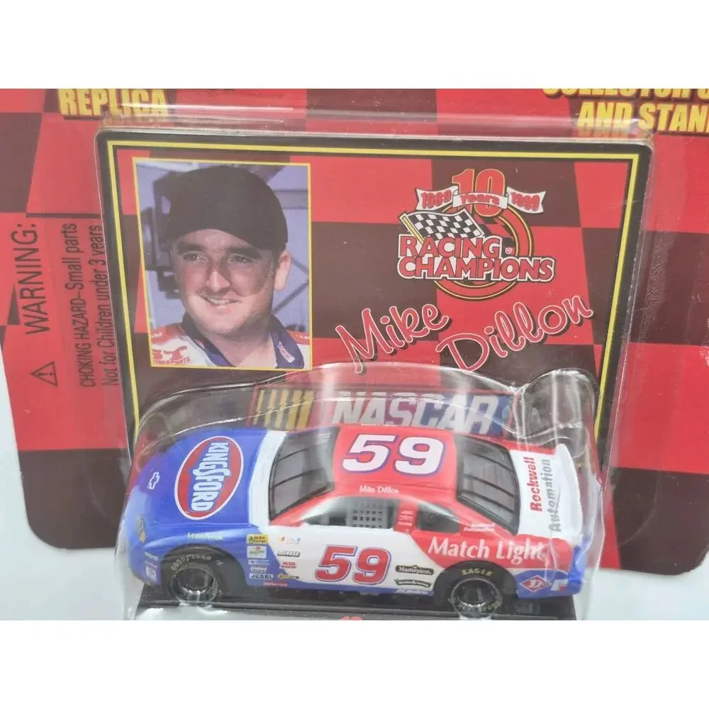 Vintage NASCAR Racing Champions Mike Dillon 1:64 Die-cast NEW on Card